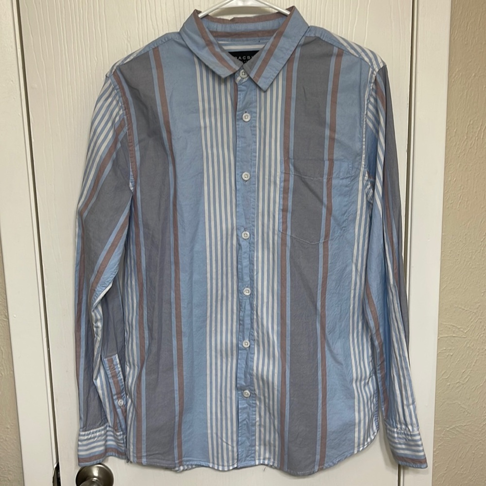 Pacsun men’s striped long sleeve button down